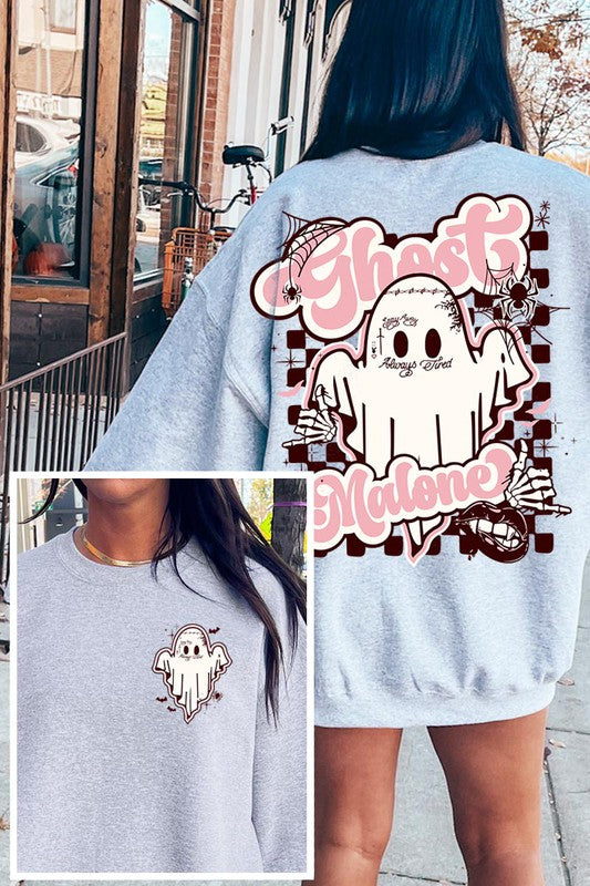 GHOST MALONE UNISEX FLEECE SWEATSHIRT
