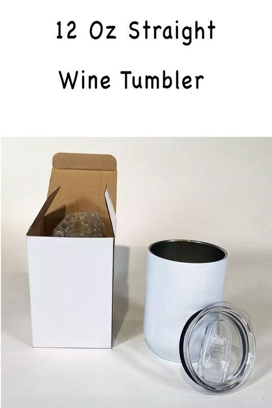 Fall Farm Fresh Pumpkins Blue Orange Wine Cup