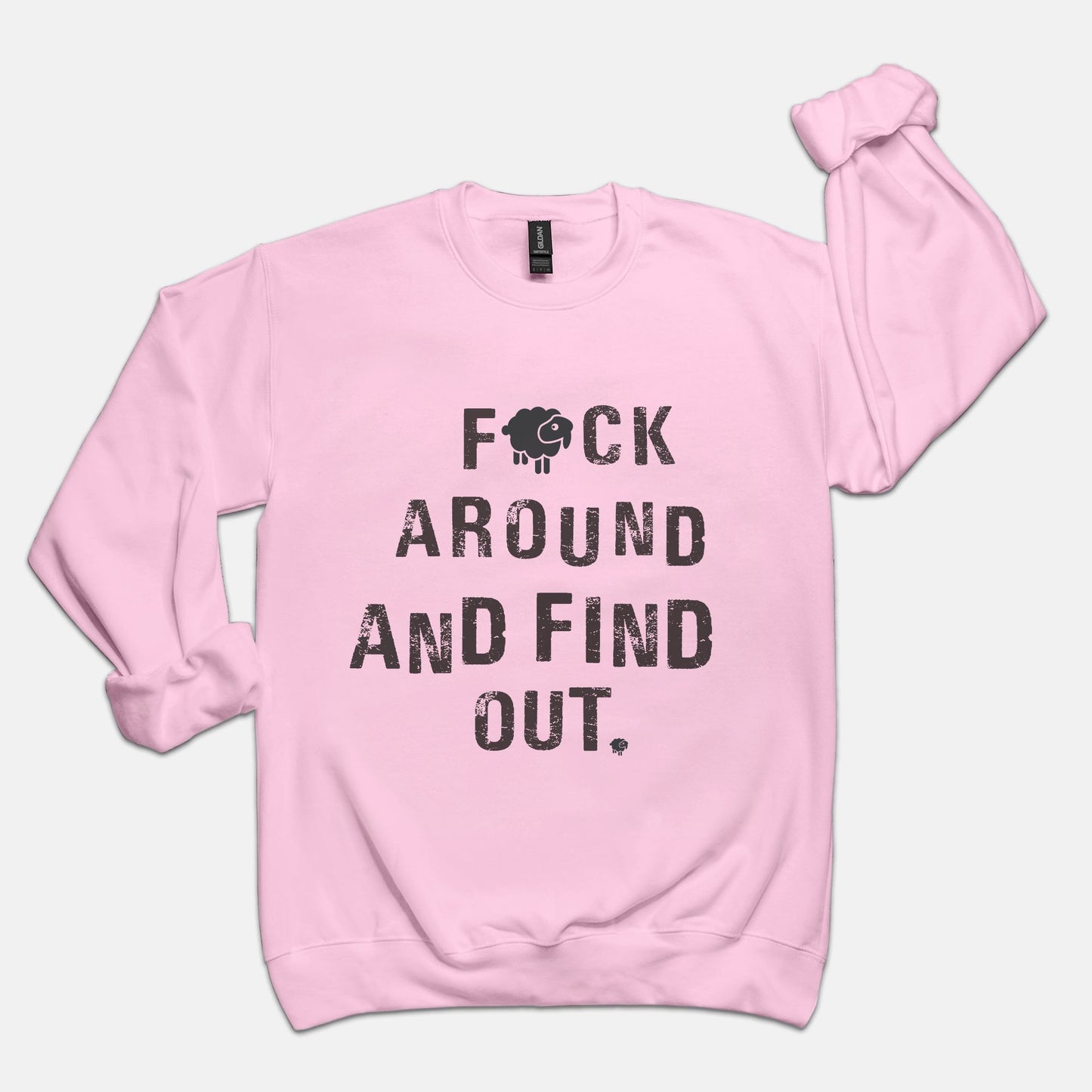 Black Sheep FAFO Luxury Unisex Crewneck Sweatshirt Sweatshirt