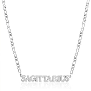 New 304 Stainless Steel 18K Gold Simple Twelve Constellations Necklace