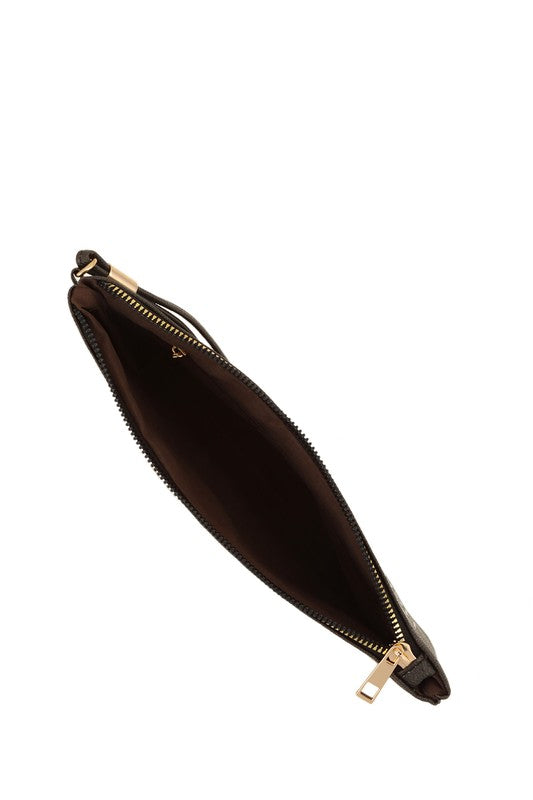 I Speak Fluent Italian Faux Leather Clutch
