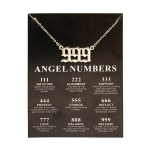 Popular Hip Hop Angel Digital Pendant Necklace