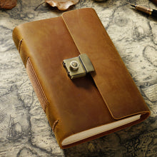 Load image into Gallery viewer, Vintage Journal Journal Cowhide Notebook