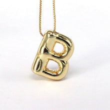 Load image into Gallery viewer, Glossy 26 Letters Copper Pendant Fashion Accessories DIY Ornament Necklace