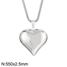 Load image into Gallery viewer, Gold Sliver Hollow Heart-shaped Necklace Ins Simple Versatile Personalized Love Necklace For Women&#39;s Jewelry Valentine&#39;s Day