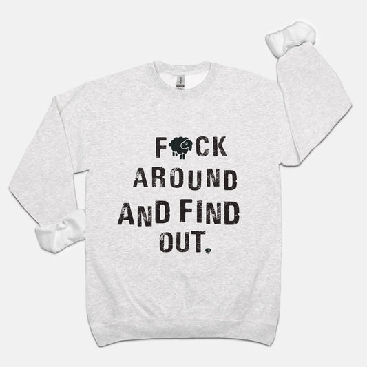 Black Sheep FAFO Luxury Unisex Crewneck Sweatshirt Sweatshirt