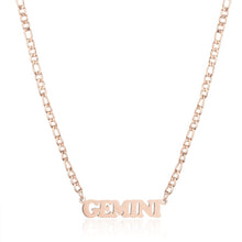 Load image into Gallery viewer, New 304 Stainless Steel 18K Gold Simple Twelve Constellations Necklace