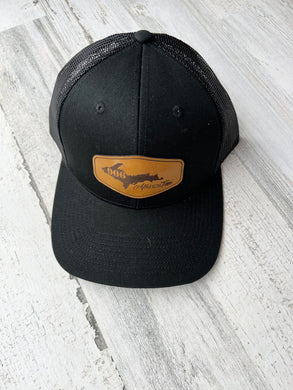 906 Leather Tagged Hat