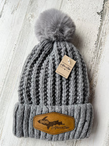 906 Winter Leather Tagged Hat