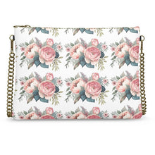 Load image into Gallery viewer, Pink Floral Leather Purse