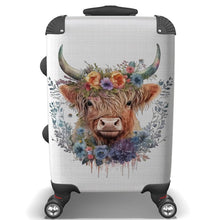 Load image into Gallery viewer, Highland Cow Suitcase