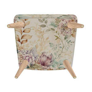 Emily Upholstered Pastel Floral Side Chair