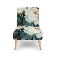 Load image into Gallery viewer, Julia White Rose Luxury Side Chair
