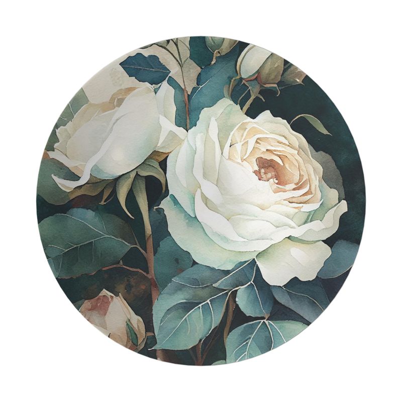 White Rose Luxury Ornamental Bowl