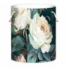 Load image into Gallery viewer, White Rose Luxury Laundry Bag