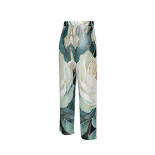 Load image into Gallery viewer, White Rose Women&#39;s Luxury Pajamas Trousers