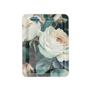 White Rose Luxury Serving Tray