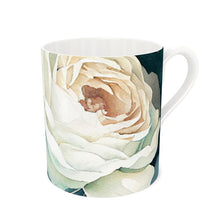 Load image into Gallery viewer, White Rose Luxury Bone China Mug