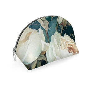 White Rose Luxury Shell Coin Purse