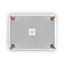 Load image into Gallery viewer, White Rose Luxury Footstool