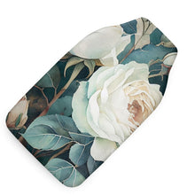 Load image into Gallery viewer, White Rose Luxury Hot Water Bottle