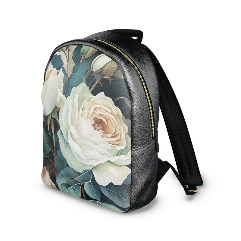 White Rose Luxury Colville Leather Backpack