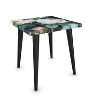 Load image into Gallery viewer, White Rose Luxury Side Table