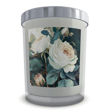 Load image into Gallery viewer, White Rose Luxury Set Candle In Glass