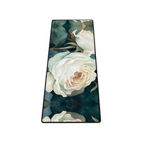 Load image into Gallery viewer, White Rose Luxury Yoga Mat