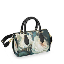 Load image into Gallery viewer, White Rose Luxury Leather Mini Denbigh Duffle Bag