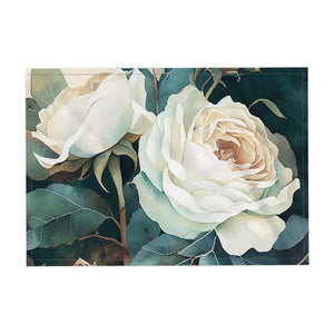 White Rose Luxury Fabric Place mats