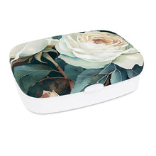 Load image into Gallery viewer, White Rose Luxury Lunch Box