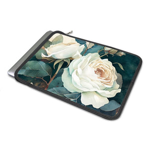 White Rose Luxury MacBook Air Cover