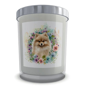 Watercolor Pomeranian Luxury Candle Set