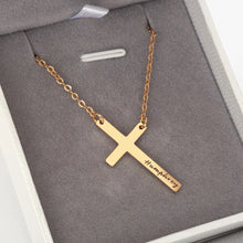 Load image into Gallery viewer, 616. Cross Name Necklace