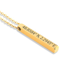 Load image into Gallery viewer, Coordinates Necklace
