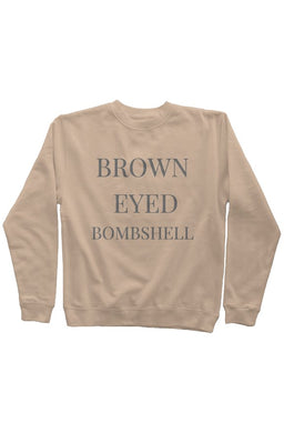Brown Eyed Bombshell Pigment Dyed Crew Neck