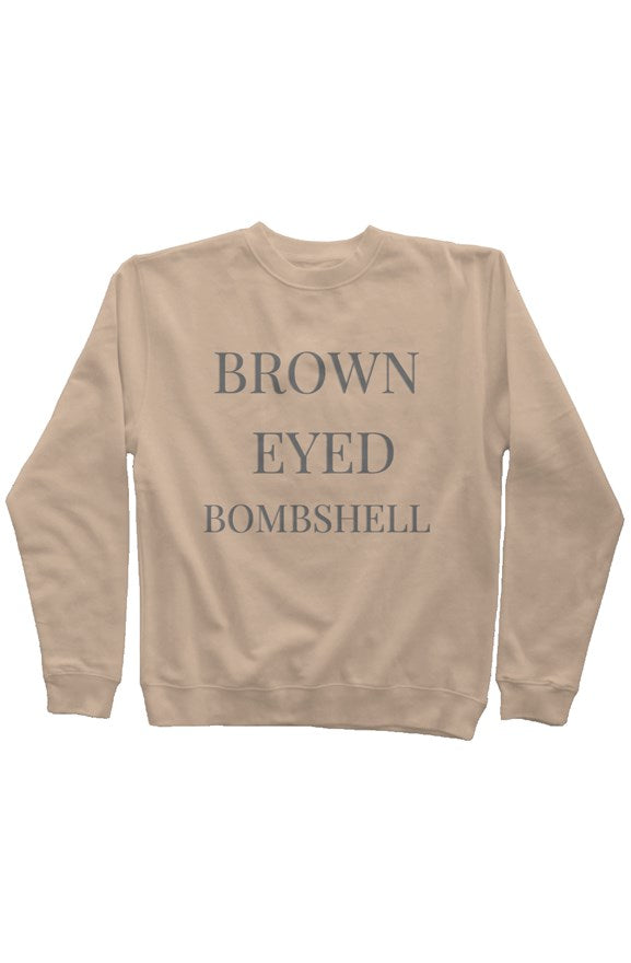 Brown Eyed Bombshell Pigment Dyed Crew Neck