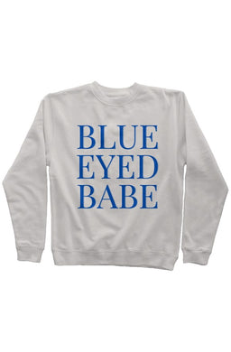 Blue Eyed Babe Pigment Dyed Crew Neck
