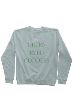 Green Eyed Goddess Pigment Dyed Crew Neck