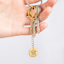 Load image into Gallery viewer, Baby Angel Keychain