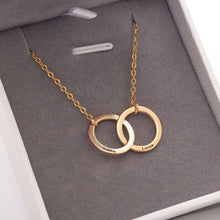 Load image into Gallery viewer, 614. Interlocking Circle Necklace