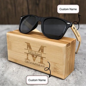 496. Personalized Wooden Sunglasses