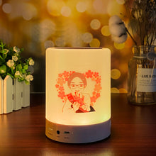 Load image into Gallery viewer, Cylindrical Bluetooth Portable Speaker Lamp LED Light