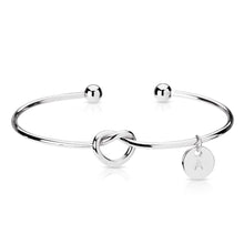 Load image into Gallery viewer, 515. Custom Initial Charm Bangle