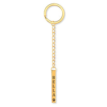Load image into Gallery viewer, Pet Name Keychain