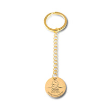 Load image into Gallery viewer, Birth Details Keychain