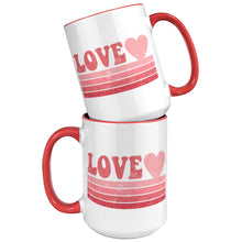 Load image into Gallery viewer, 80’s Vintage Love 15 oz Valentine’s Coffee Mug