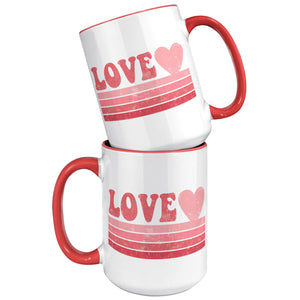 80’s Vintage Love 15 oz Valentine’s Coffee Mug