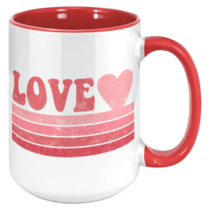 80’s Vintage Love 15 oz Valentine’s Coffee Mug